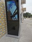 55-calowy zewnętrzny samoobsługowy kiosk Kiosk z informacjami o nośniku z czytnikiem kart drukarki termicznej