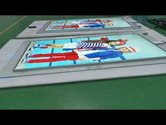 Smukły dwustronny cyfrowy wyświetlacz LCD o wysokiej jasności