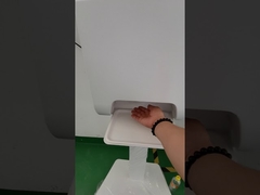 Cyfrowy wyświetlacz LCD z ekranem dotykowym i dozownikiem do dezynfekcji rąk