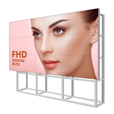 Niestandardowa wąska ramka 46 49 55-calowe odtwarzacze reklamowe do ścian wideo LCD Digital Signage And Display Splicing Screen