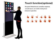 55-calowy kryty stojak podłogowy Wifi Ekran dotykowy Kiosk Digital Signage Reklama Lcd