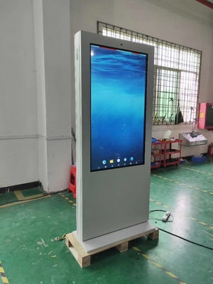 Podłogowe IP65 wodoodporny zewnętrzny LCD Digital Signage z 50000 godzin żywotności