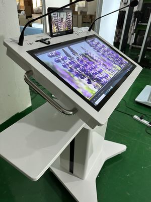 32' Windows Interactive PCAP LCD Digital Display Lectern Smart Double Screen AIO Spotkania