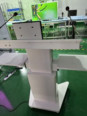 32' Windows Interactive PCAP LCD Digital Display Lectern Smart Double Screen AIO Spotkania