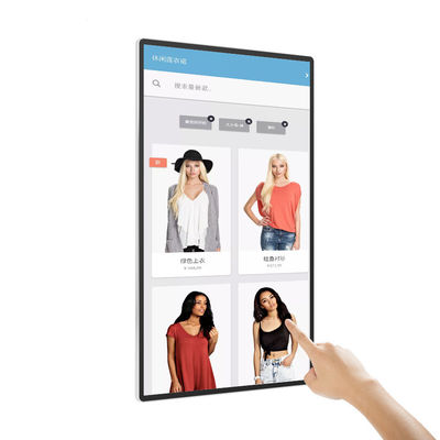 32' Digital Signage z drukarką termiczną i ochroną szkła hartowanego