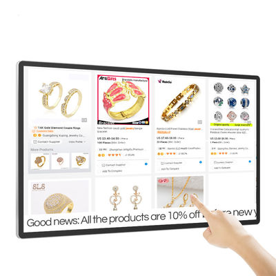 65-calowy 4K Ultra HD Digital Signage z 4mm/10mm krawędziami i panelem dotykowym w podczerwieni