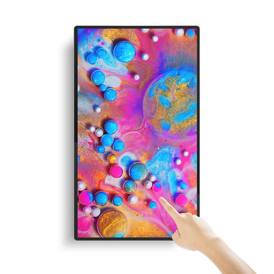 65-calowy 4K Ultra HD Digital Signage z 4mm/10mm krawędziami i panelem dotykowym w podczerwieni