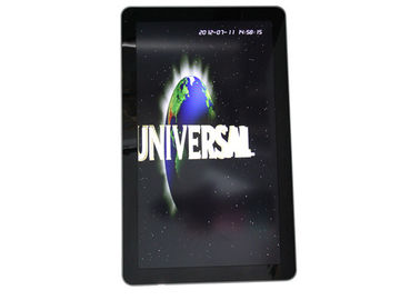 Antykradzieżowe czarne 4G Multi Touch cyfrowe ekrany reklamowe Interactive Signage Display