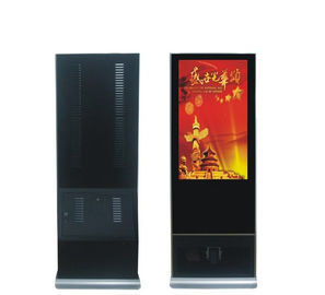 LCD Split Interaktywny wyświetlacz cyfrowy Kiosk 49 cali z polerką do butów