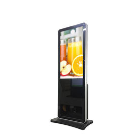 LCD Split Interaktywny wyświetlacz cyfrowy Kiosk 49 cali z polerką do butów