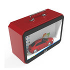 Handle 3G Wifi Interactive Transparent LCD Showcase 22 Inch 450 Cd / m2