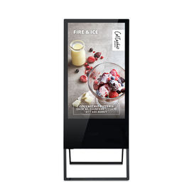 Składana reklama Digital Signage Menu Board Floor Stand Typ 3G / 4G Opcjonalne