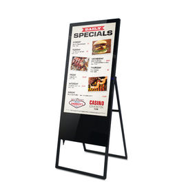 Składana reklama Digital Signage Menu Board Floor Stand Typ 3G / 4G Opcjonalne