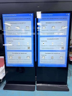 75 Stały sygnał cyfrowy w pomieszczeniach wewnętrznych Ultracienkie LCD pełnoekranowe