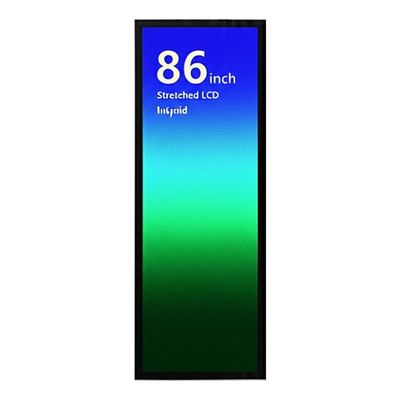 86-calowy rozciągnięty wyświetlacz LCD z systemem Android OS i ekranem dotykowym na podczerwień do instalacji pionowej