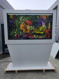 Zewnętrzny stojak podłogowy Menu cyfrowe Monitor obudowy telewizora 65 cali 55 cali 43 cale kiosk z ekranem poziomym