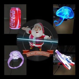 Holograficzne wyświetlanie holograficzne z rozdzielczością 1920 x 1080 3D Hologram Wentylatory z funkcją WIFI Bluetooth