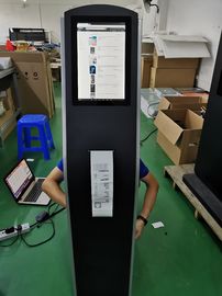 12.1calowy stojący pojemnościowy kiosk z ekranem dotykowym z drukarką THERMAL wbudowany w system Android lub PC OS do kiosku płatniczego