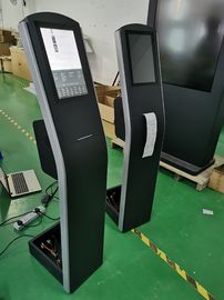 12.1calowy stojący pojemnościowy kiosk z ekranem dotykowym z drukarką THERMAL wbudowany w system Android lub PC OS do kiosku płatniczego