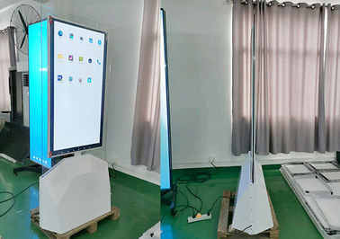 Jednostronny naścienny wyświetlacz cyfrowy 55 "OLED z innym lustrem bocznym