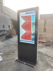 Stojący na podłodze zewnętrzny ekran reklamowy LCD Digital Signage wyświetla 55 cali