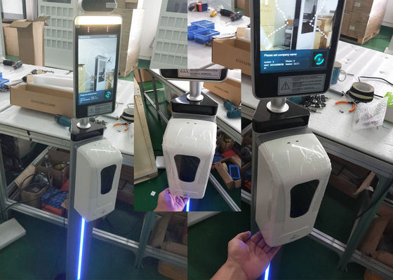Czytnik kart RFID biometryczne rozpoznawanie twarzy Automatyczny pomiar temperatury termicznej Terminal dostępu do systemu rozpoznawania twarzy