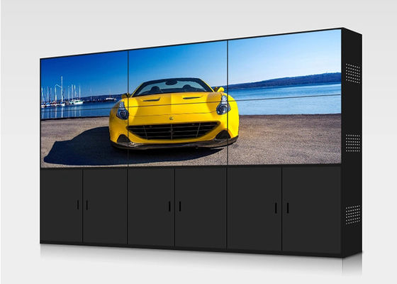 Wewnętrzna ramka 0,88 mm 3X3 55-calowa bezszwowa ściana wideo LCD