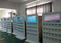 Biały kolorowy komercyjny wyświetlacz reklamowy LCD Digital Signage z cyfrowym oznakowaniem stojącym Wi-Fi