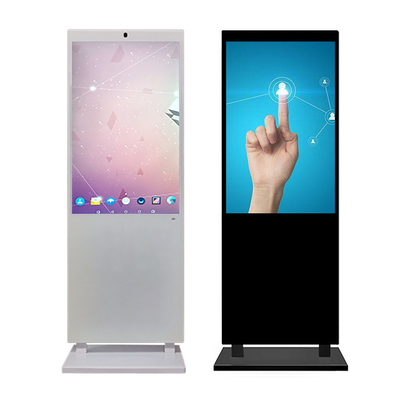 Niestandardowy biały pionowy wyświetlacz reklamowy LCD 65-calowy wyświetlacz LCD Digital Signage