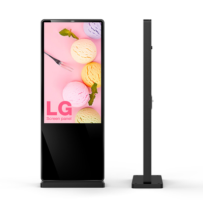 43/55-calowy wodoodporny ekran reklamowy 2500nits Outdoor Digital Signage Kiosk