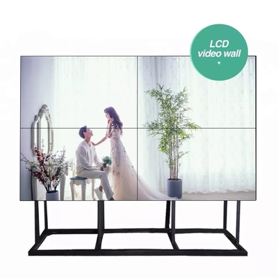 4x4 Ultra cienki ekran LCD do ścian wideo 55 cali 500cd / M2 Długa żywotność