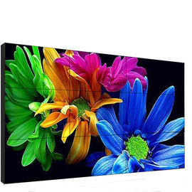 Przerwa 0,8 mm 500 cd / m2 4K Digital Signage Rozwiązania do wyświetlania na ścianach wideo 55 cali na wystawę komercyjną