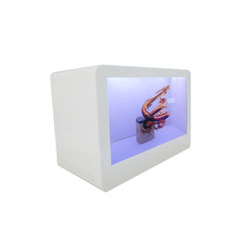 Akryl / metal Full HD Transparent LCD Showcase TFT For Counter Physical