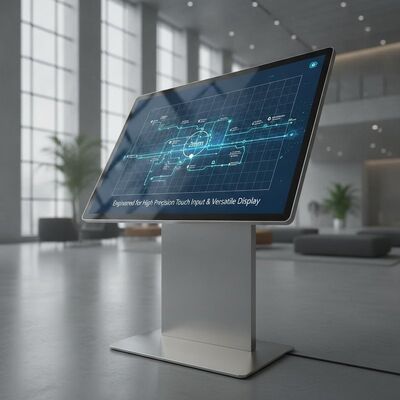 Dokładność dotykowa 2 mm Interaktywne produkty sygnalizacji cyfrowej zaprojektowane z myślą o wysokiej precyzji wejścia dotykowego i wszechstronnych opcjach wyświetlania w miejscach publicznych