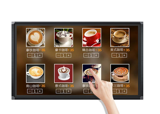Montaż na ścianie Digital Signage 32 43 55-calowy ekran dotykowy LCD Wyświetlacz reklamowy Android lub Windows