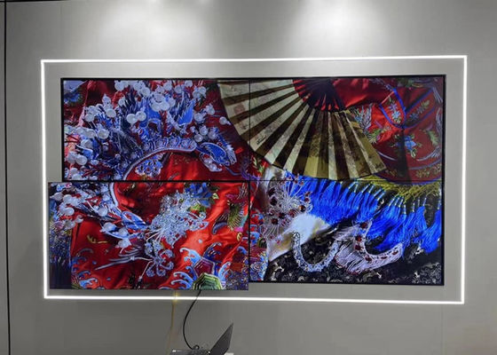49-calowa, 1920 x 1080, 3,5 mm ramka, wielopanelowy telewizor, dzielony telewizor 4K LCD