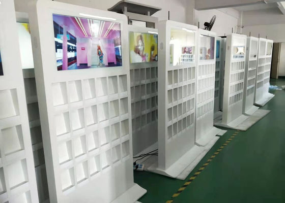 Kiosk z ekranem dotykowym Android 7.1 Pionowy multimedialny uchwyt na czasopisma 55 cali