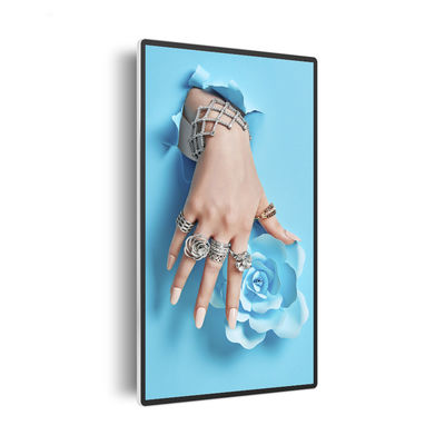 Digital Signage OEM RK3399 Naścienny ekran dotykowy o jasności 500 AC240V VGA