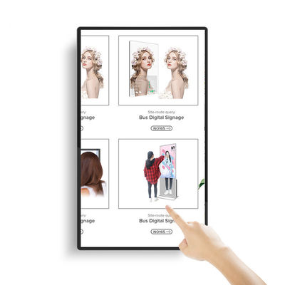Digital Signage Rozdzielczość 1920 × 1080 Jasność 400 nitów Naścienny RK3399 Do restauracji