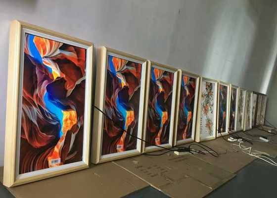 Kontrola aplikacji do montażu na ścianie Lcd Digital Signage Ramka na zdjęcia do muzeum